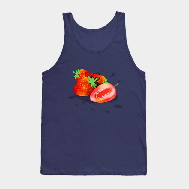 Sweet Strawberries Tank Top by SweetDelight33